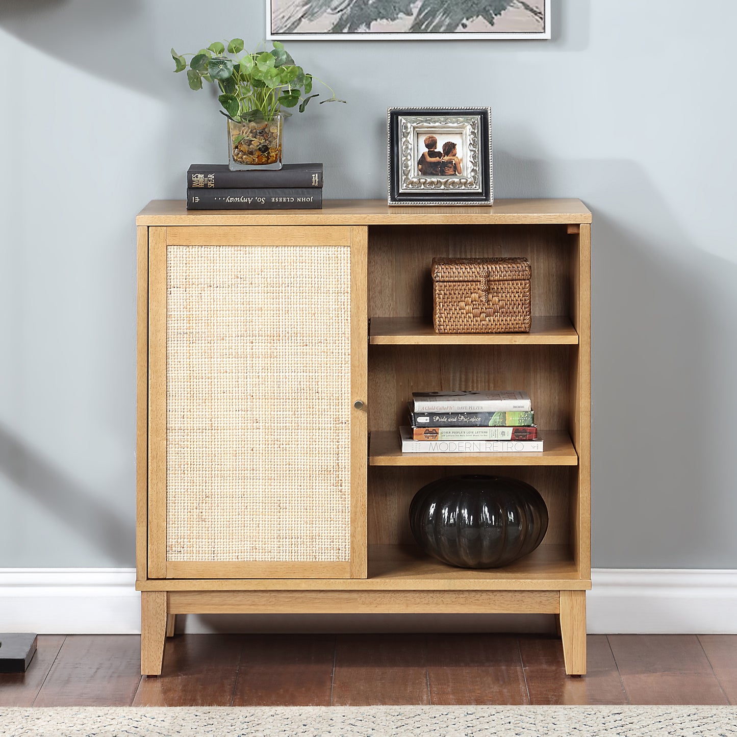 Smart FENDEE Modern Sideboard Accent Storage Cabinet