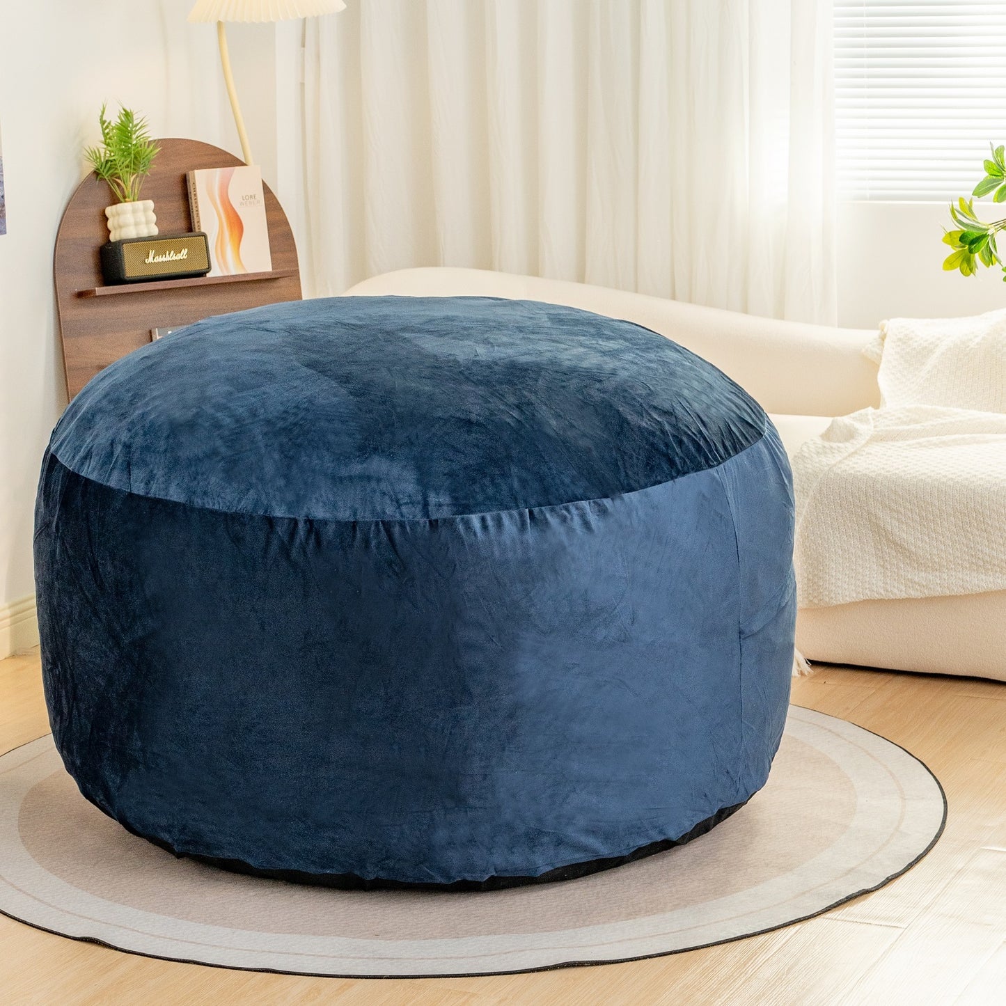 Algherohein Bean Bag Chair for Adults,Comfy Chair with Memory Foam Furniture