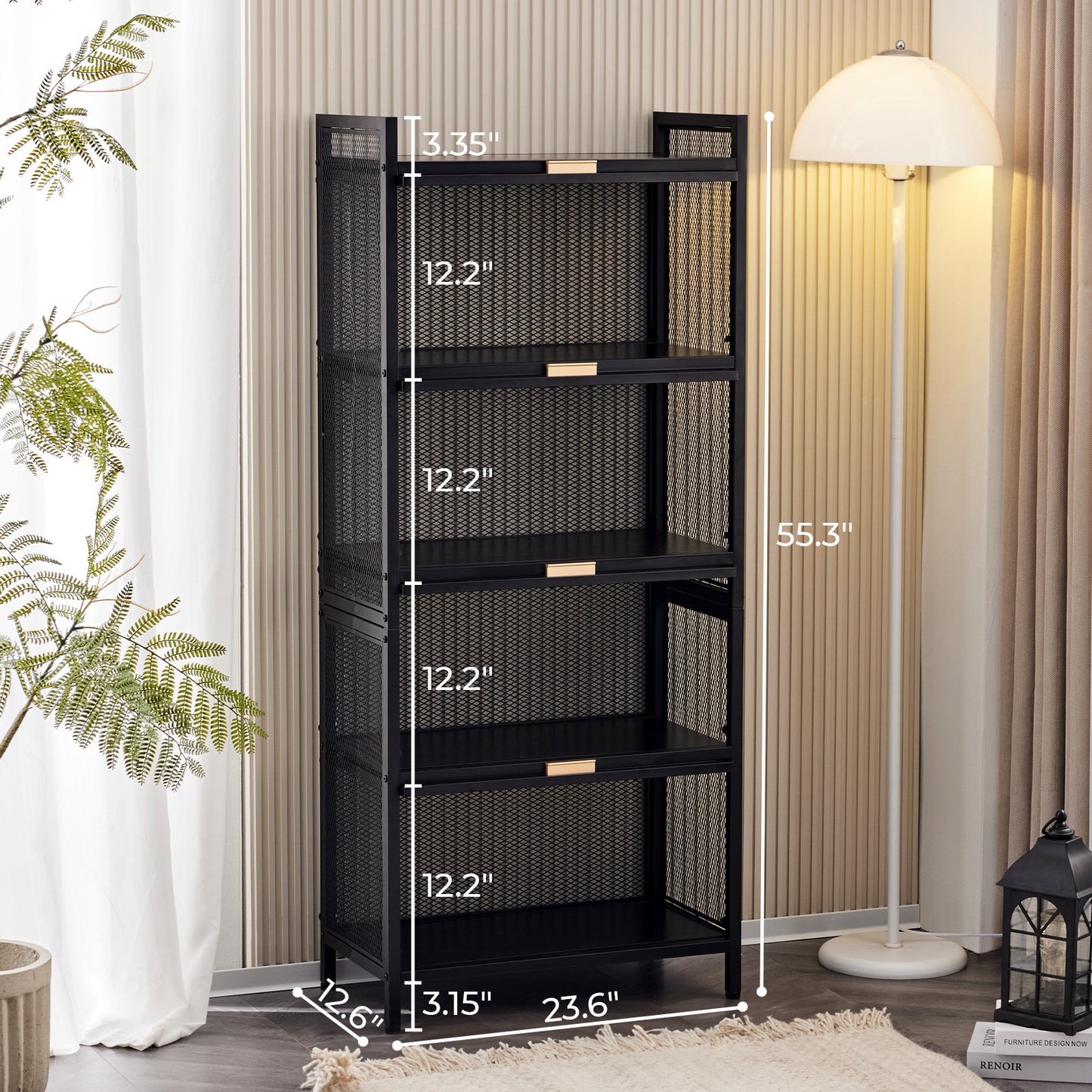 Algherohein Modern Storage Cube Book Shelf