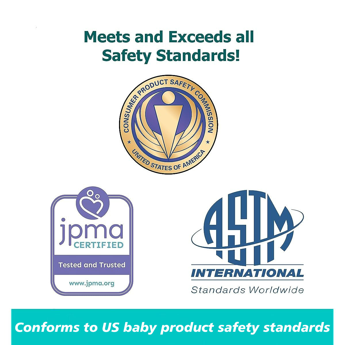 Semiocthome Certified Baby Safe Crib, Pine Solid Wood, Non-Toxic Finish, Brown