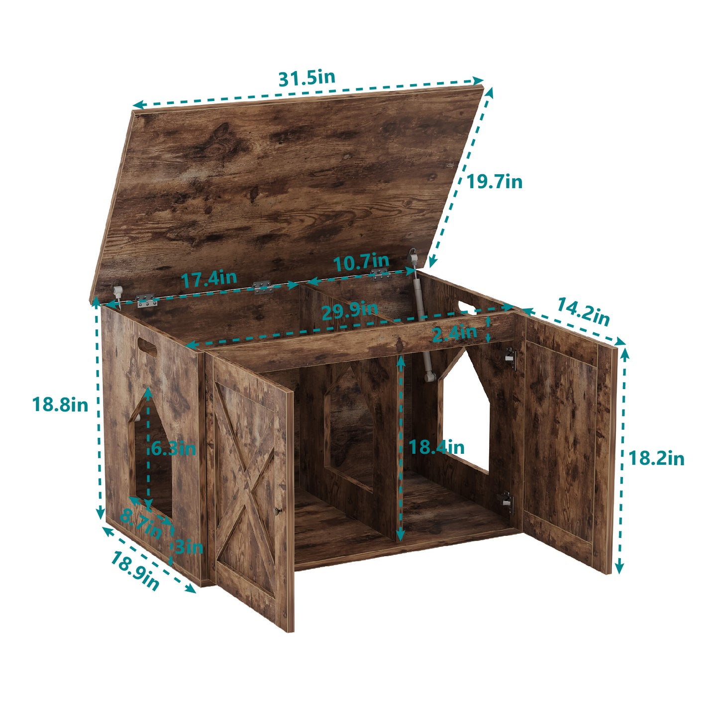 Eco Cat Litter Box Enclosure Modern Cat Furniture