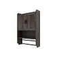 Smuxee Bathroom Wall Storage Cabinet with Towel Bar,Medicine Cabinet Organizer over The Toilet