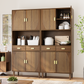Smuxee Modern Kitchen Storage Cabinets with Doors,Large Kitchen Pantry Cabinet Buffet