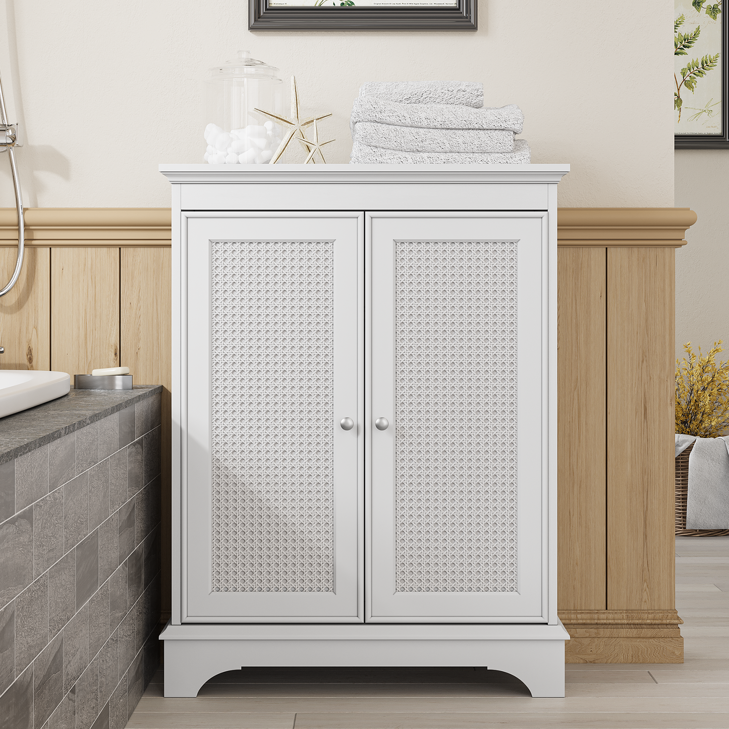 Smuxee Bathroom Storage with Bathroom Shelf