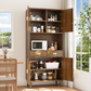 Smuxee Modern Kitchen Storage Cabinets with Doors,Large Kitchen Pantry Cabinet Buffet