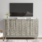 Semiocthome Sideboard Buffet Cabinet with 4 Door and Adjustable Shelf for Kitchen