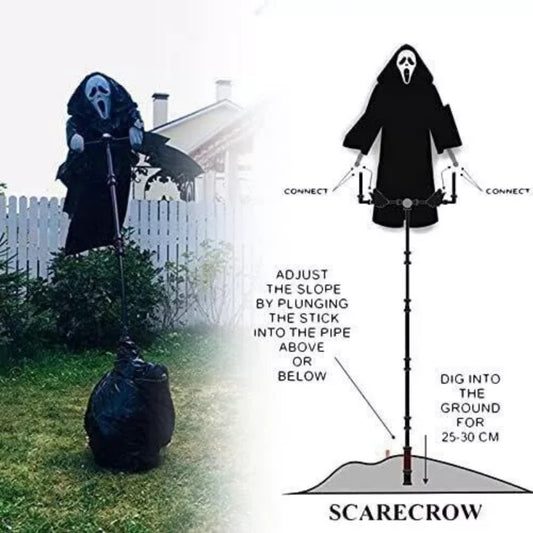 Algherohein Halloween Outdoor Decoration,Ghosts Scream Scarecrow Flying