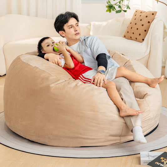 Algherohein Bean Bag Chair for Adults,Comfy Chair with Memory Foam Furniture