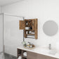 Smuxee Bathroom Wall Storage Cabinet with Towel Bar,Medicine Cabinet Organizer over The Toilet