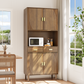 Smuxee Modern Kitchen Storage Cabinets with Doors,Large Kitchen Pantry Cabinet Buffet