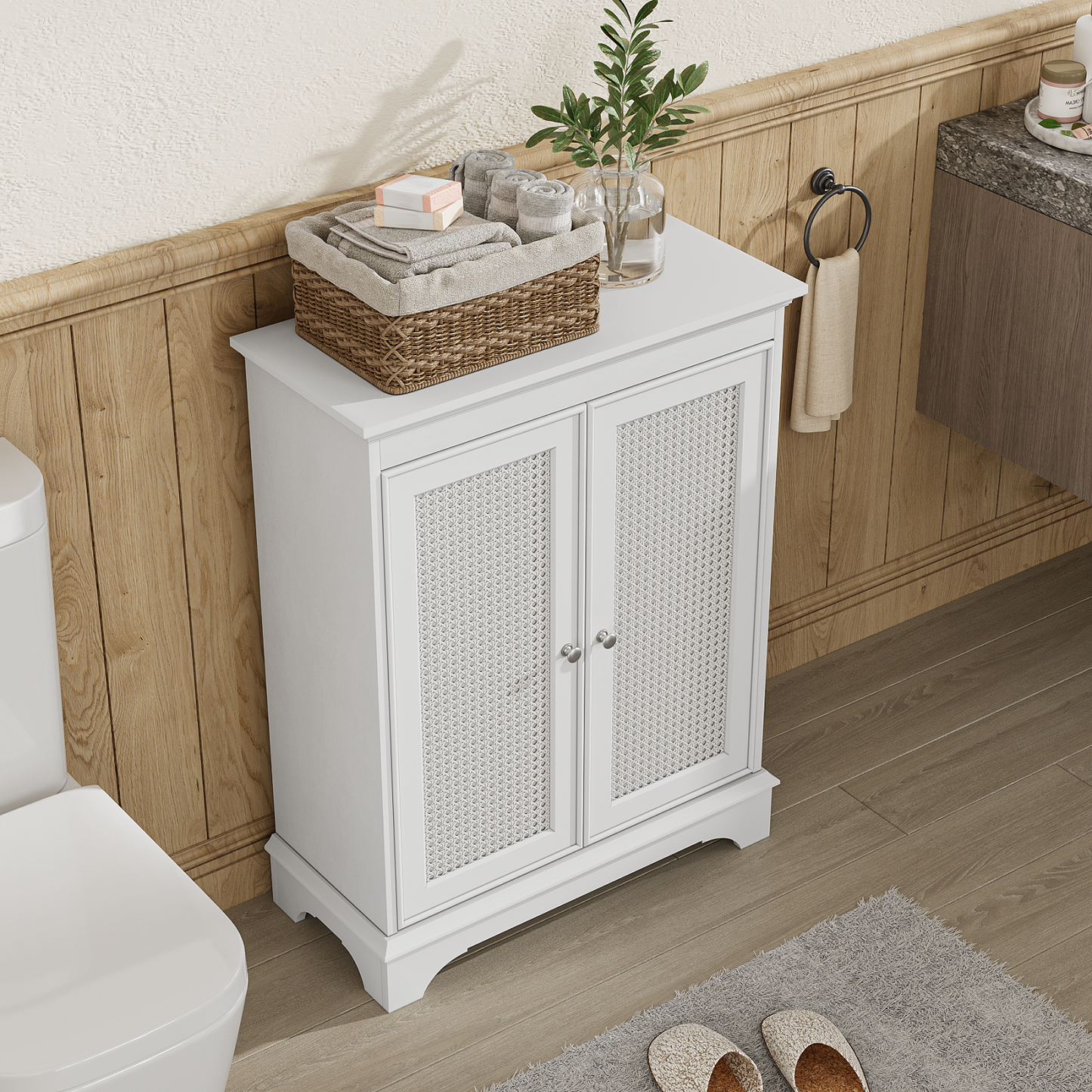 Smuxee Bathroom Storage with Bathroom Shelf