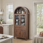 Semiocthome 71" Tall Arched Kitchen Pantry Cabinets