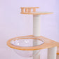 Algherohein Wooden Cat Trees and Towers with Space Capsule,Home Cat Scratching,Pet Cat Gifts
