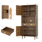 Smuxee Modern Kitchen Storage Cabinets with Doors,Large Kitchen Pantry Cabinet Buffet