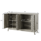 Smuxee Sideboard Cabinet with 4 Doors and Adjustable Shelves, Kitchen Sideboards and Buffets