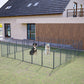 Smart FENDEE Dog Playpen Heavy Duty Pet Fence Metal Exercise Pens Outdoor