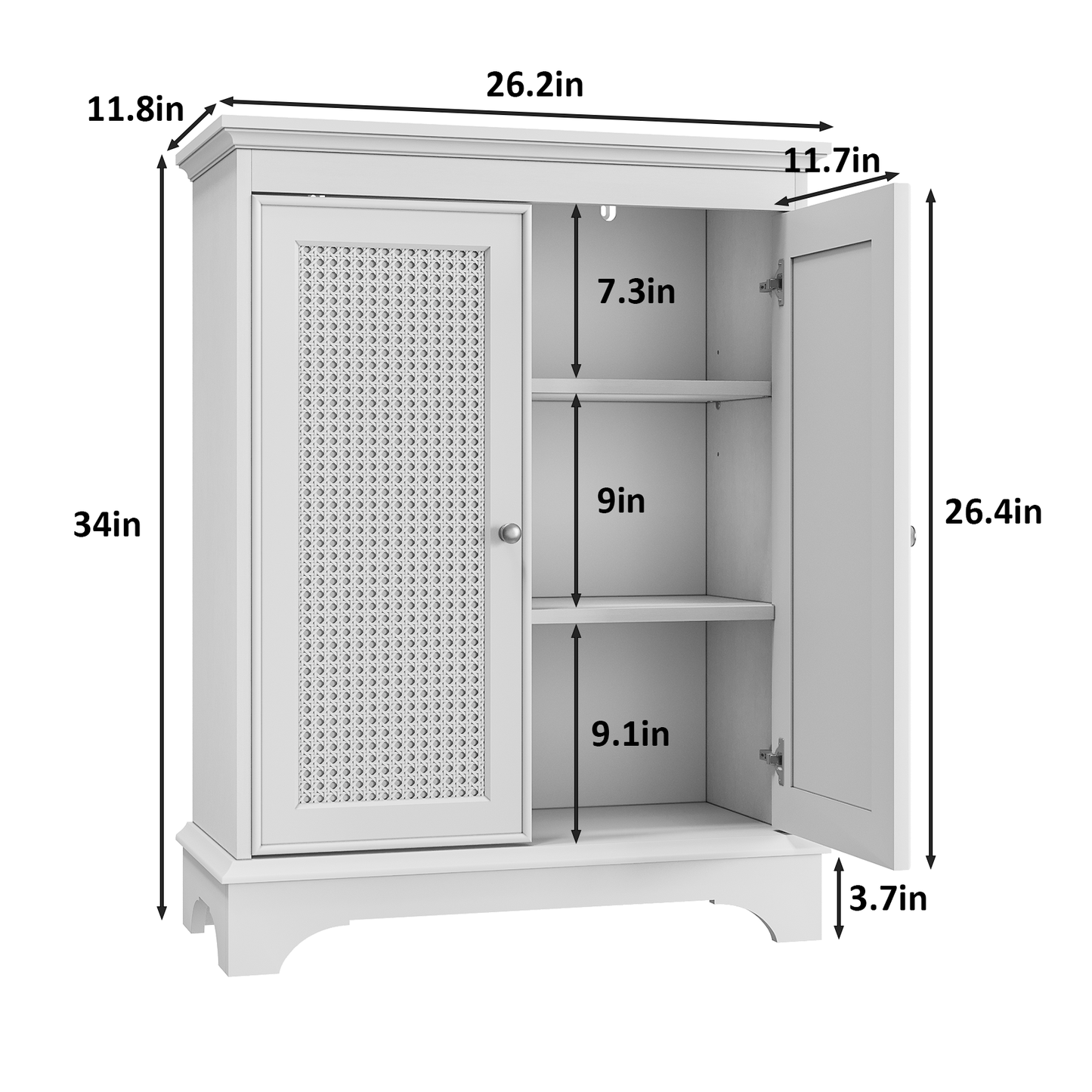 Smuxee Bathroom Storage with Bathroom Shelf