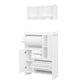 Algherohein Multi-Functional Shoe Cabinet Set with Flip Drawers and Storage Cabinet