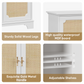 Semiocthome Storage Cabinet with Rattan Doors