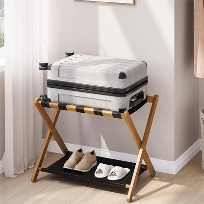 Folding Luggage Rack for Guest Room (1 Pack)