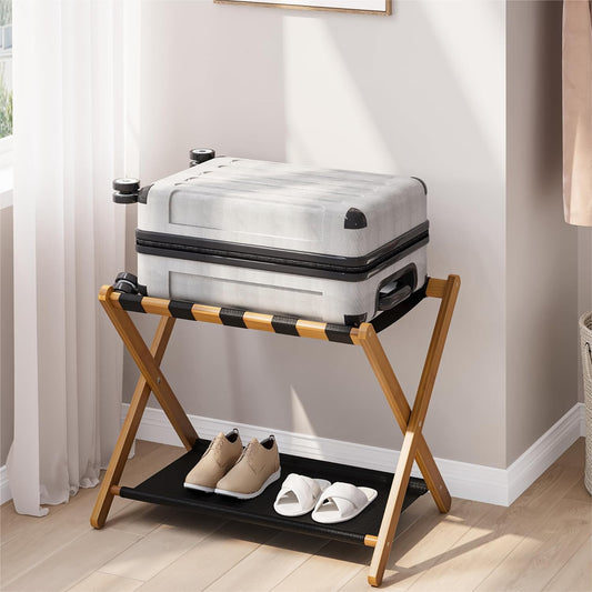 Folding Luggage Rack for Guest Room (1 Pack)