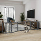 Algherohein Foldable Extra Wide Dog Gates for Indoor Doorways 24"