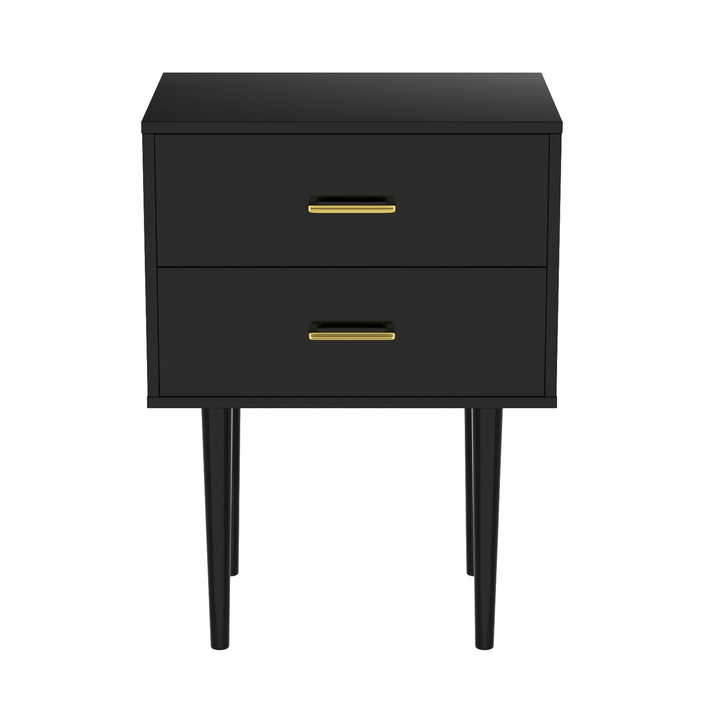 Semiocthome Modern 2 Drawers Nightstand,Bedside Table for Bedroom,Adult