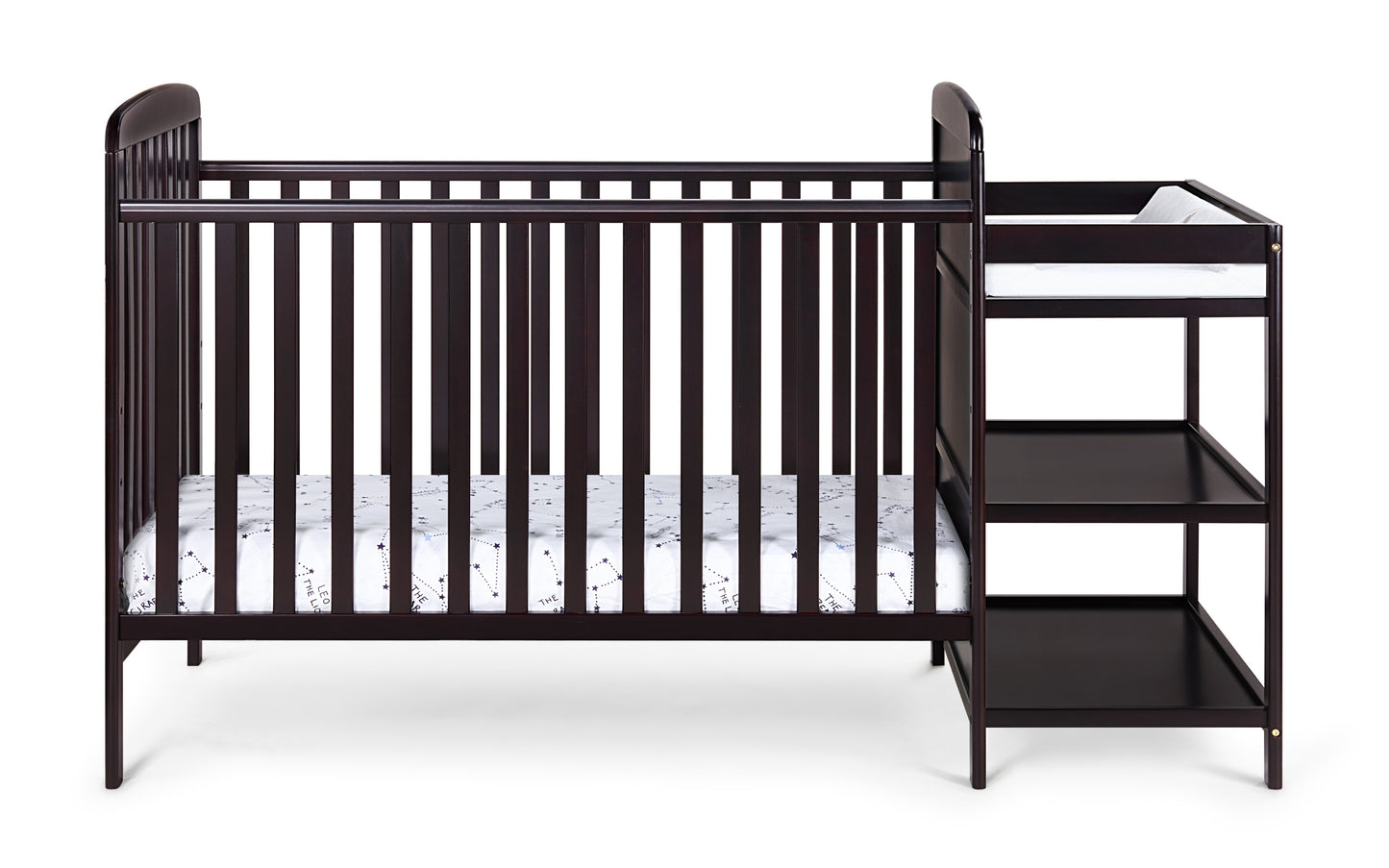 Ramsey 3-in-1 Convertible Crib and Changer Combo Espresso
