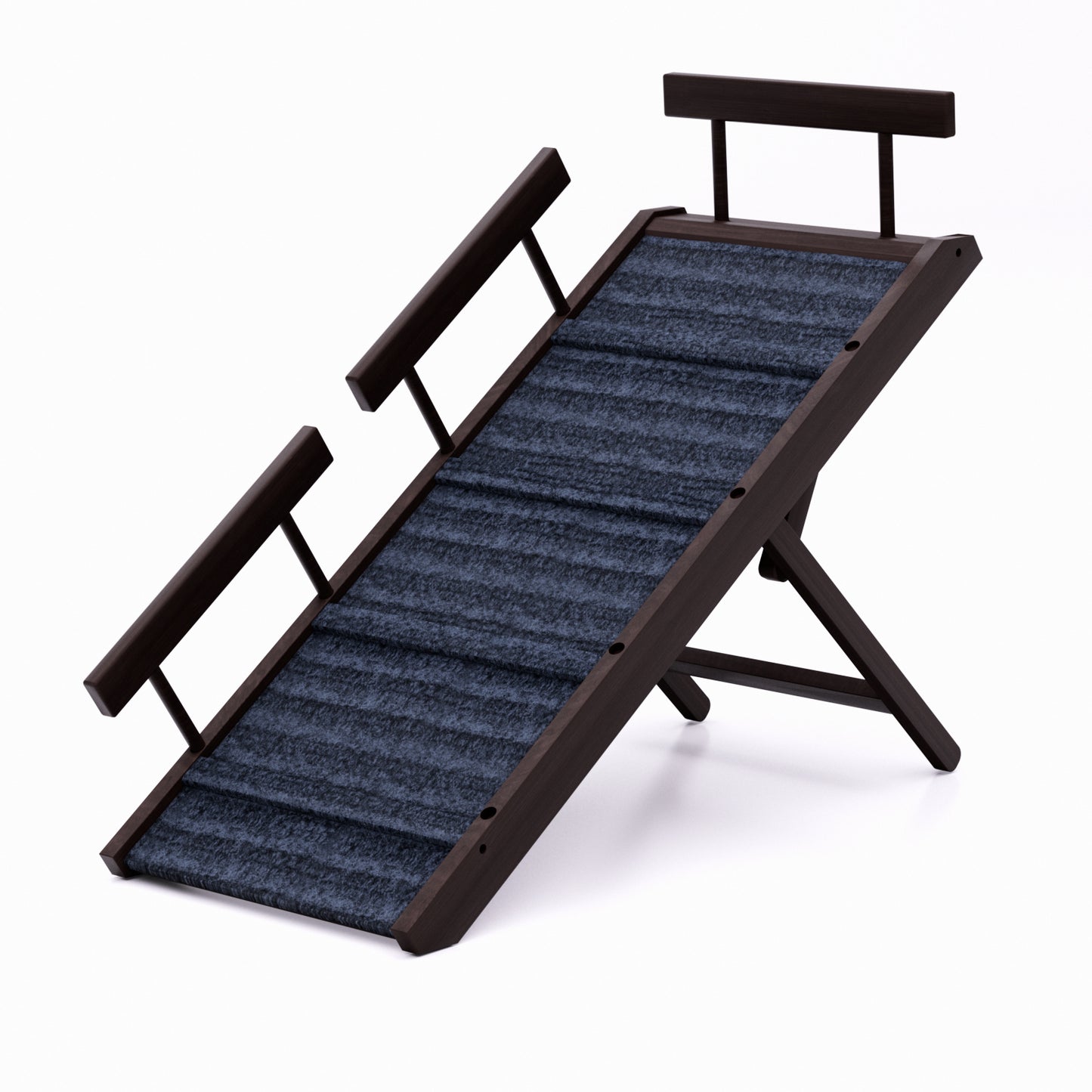 Wooden Folding Pet Ramp for Dog Cat with Carpet