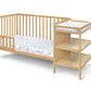 Palmer 3-in-1 Convertible Crib and Changer Combo Natural