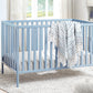 Palmer 3-in-1 Convertible Island Crib Baby Blue