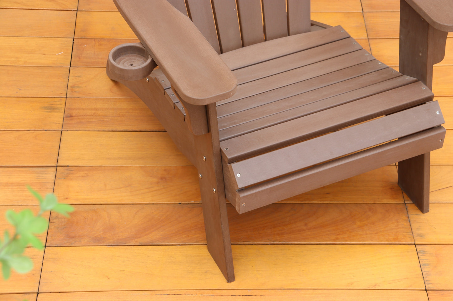 Polystyrene Adirondack Chair - Brown