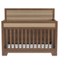 Semiocthome Certified Baby Safe Crib, Pine Solid Wood, Non-Toxic Finish, Brown