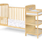 Ramsey 3-in-1 Convertible Crib and Changer Combo Natural