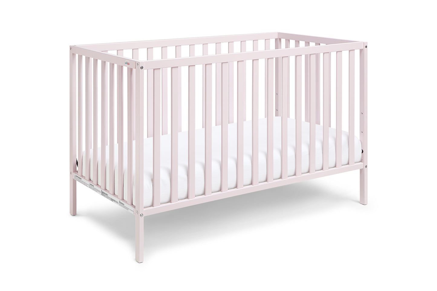 Palmer 3-in-1 Convertible Island Crib Pastel Pink