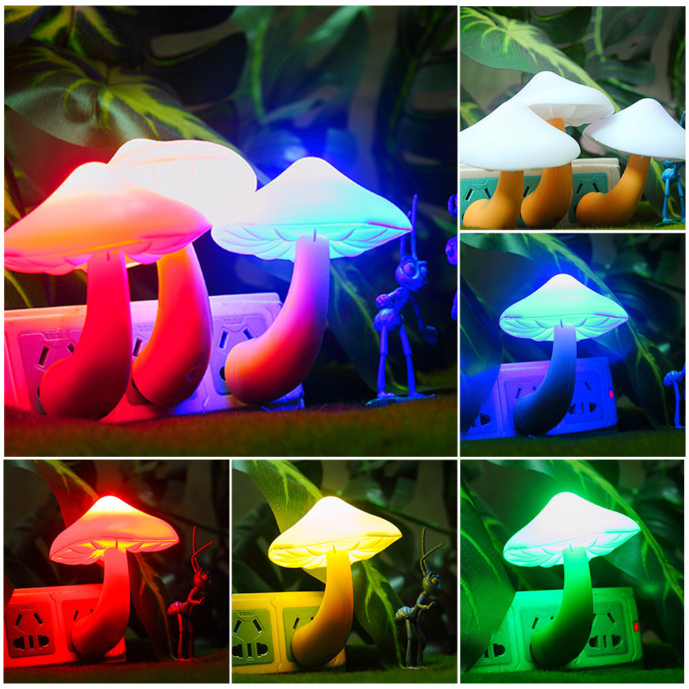 Mushroom Wall Socket LED Light