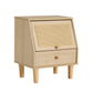 Modern simple storage cabinet bedside cabinet rattan bedside cabinet Small household furniture bedside table