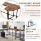 U-shaped Computer Desk, Industrial Corner Writing Desk with CPU Stand, Gaming Table Workstation Desk for Home Office