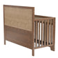 Semiocthome Certified Baby Safe Crib, Pine Solid Wood, Non-Toxic Finish, Brown