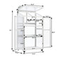Portable Greenhouse Stand on Wheels for Outdoor, Indoor, Patio and Garden